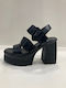 Sandale Elegante Damă Negre