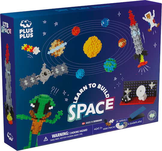 Plus Plus Educational Building Blocks Space for 5+ Years 1000 Pieces