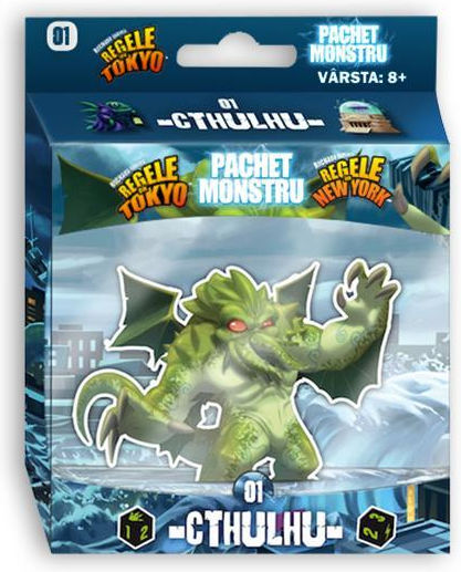 Επέκταση Παιχνιδιού King of Tokyo Cthulhu για 2-6 Παίκτες 8+ Ετών (RO) Lex Games