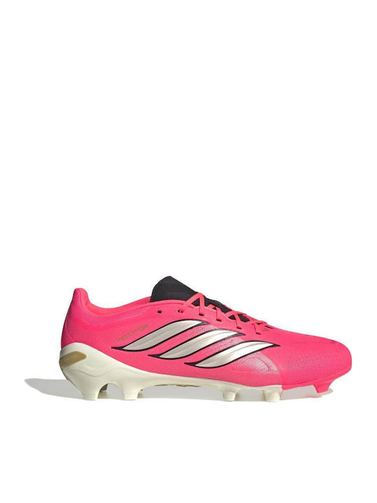adidas Predator League Football Shoes with Cleats FG Pink