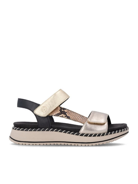 Women's Anatomic Sandals Black/Brass