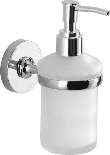 Gedy Wandmontierter Spender aus Edelstahl Silber