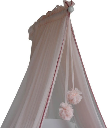 Bebe Stars Plasă De Țânțari Pentru Leagăn Din Tulle Roz