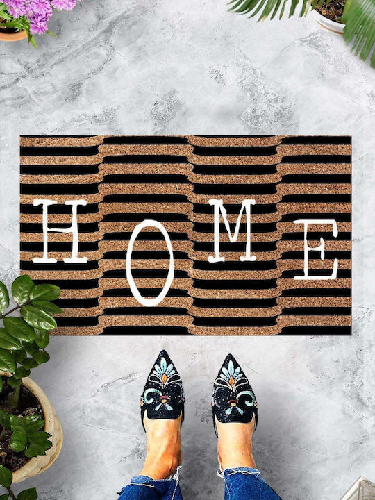 SteweHome Non-Slip Orange Doormat 70x45cm
