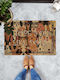 SteweHome Non-Slip Orange Doormat 70x45cm