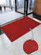SteweHome Non-Slip Red Doormat 150x75cm