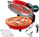 Cecotec Fun Pizza&Co Mamma Mía Window Plus Παρασκευαστής Πίτσας 1200W Κόκκινος