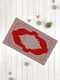 SteweHome Non-Slip Red Doormat Thickness 10mm