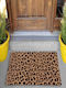 SteweHome Non-Slip Orange Doormat