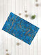SteweHome Non-Slip Blue Doormat