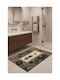 SteweHome Non-slip Rectangular White Rug 60x90cm