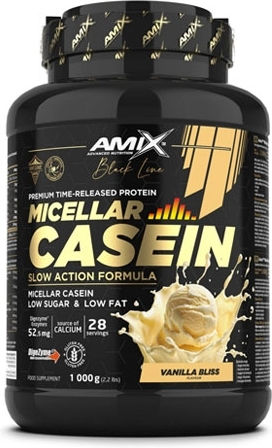 Amix Black Line Мицеларен Казеин с Вкус Classic Chocolate 1кг