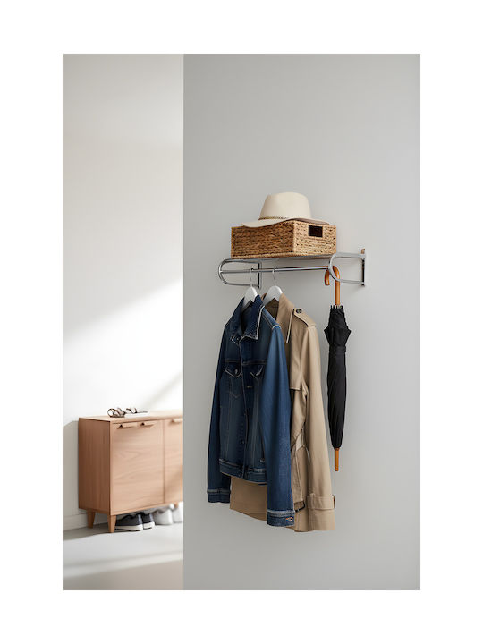 SteweHome Metal Wall Hanger White 103x20x20cm