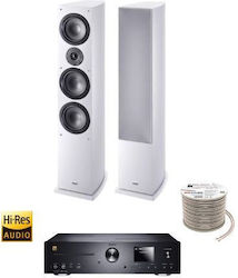 Magnat MC 400 & HECO Victa Elite 702 White