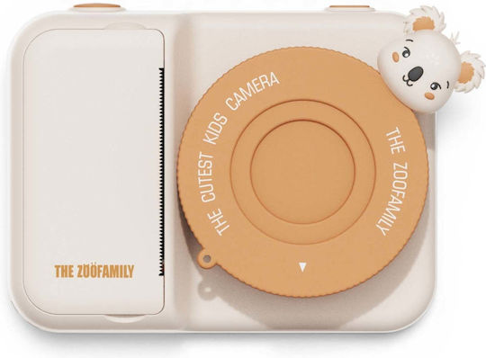 The Zoofamily Zoo Print Koala Kids Camera 4.8MP with Thermal Printing Pink