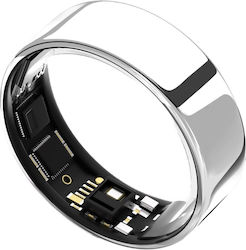 Ultrahuman AIR Smart Ring 18.8mm Rezistent la Apă cu Pulsometru Argintiu
