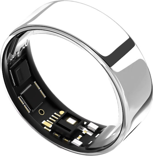 Ultrahuman AIR Intelligente Ring 18.8mm Wasserdicht mit Herzfrequenzsensor Silber