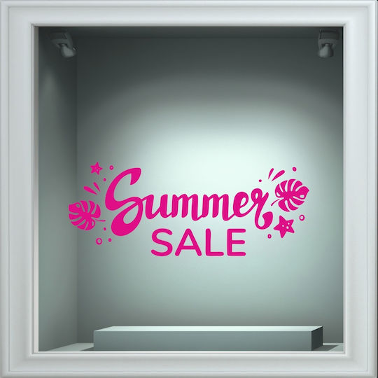 Αυτοκόλλητο Εκπτώσεων - Summer Sale 126 - Κίτρινο