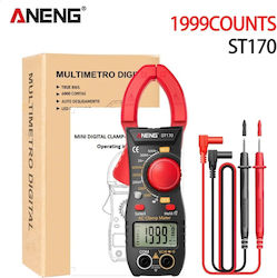 Aneng Αμπεροτσιμπίδα Ψηφιακή 500A AC ST170-RED True RMS Aneng Αμπεροτσιμπίδα Ψηφιακή 500A AC ST170-RED True RMS