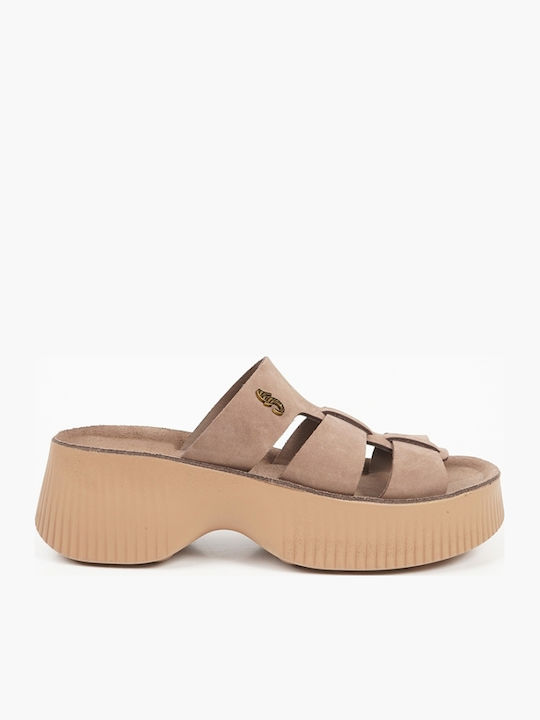 Leather Women's Anatomic Brown Sandals
