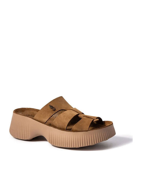 Fantasy Sandals Women's Flatform Sandals Brown