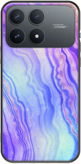 Калъф Agate Stone Neon Xiaomi Poco F8 Pro 5g Черен TPU Черен Силикон