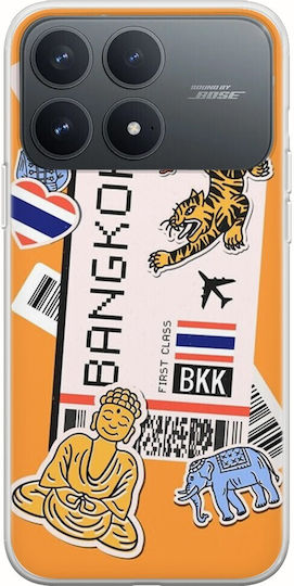 Калъф Ticket To Bangkok Xiaomi Poco F8 Pro 5g Гъвкав TPU Прозрачен Силикон