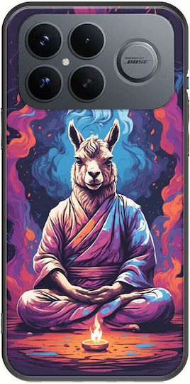 Калъф Meditation Animals Llama Xiaomi Poco F8 Ultra 5g Черен TPU Силикон