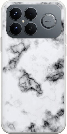 Калъф Agate Stone Бял Xiaomi Poco F8 Ultra 5g Гъвкав TPU Прозрачен Силикон