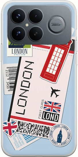 Θήκη Ticket To London Xiaomi Poco F8 Ultra 5g Flexible Tpu Διάφανη Σιλικόνη