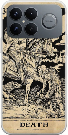 Husă Tarot Cards Death Xiaomi Poco F8 Ultra 5g Flexibil TPU Silicon Transparent
