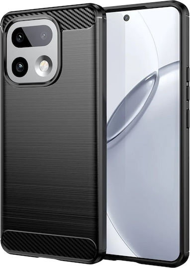 Avizar Case Realme 16 Pro Plus Carbon Effect Soft Shockproof Protective Cover Black