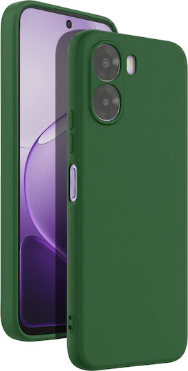 Avizar Case Oppo A6x Soft-touch Silicone Fast Cover Series Dark Green