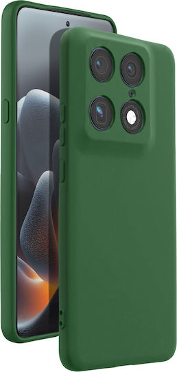 Avizar Husa Motorola Signature Din Silicon Moale Antiderapant Verde Închis