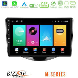 Bizzar Auto-Audiosystem Peugeot 108 / 107 Toyota Aygo Citroen C1 2014-2021 με Bluetooth USB & GPS Bizzar Auto-Audiosystem Peugeot 108 / 107 Toyota Aygo Citroen C1 2014-2021 με Bluetooth USB & GPS
