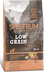 Spectrum 8kg Trockenfutter für Erwachsene Hunde Kleine Rassen mit wenig Körnern mit Lamm, Blaubeere, Gemüse, Reis, Mais, Huhn und Granatapfel