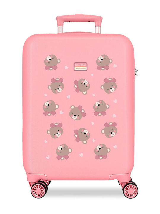 Roll Road Kinder Handgepäck Hart Rosa 55cm