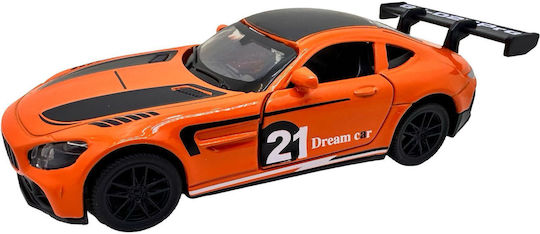 Mercedes Amg Gt3 Portocaliu 1:43 Replica Metalică Cu Uși Deschise
