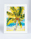 Diamond Dotz Palm Tree Κορνίζα #dd34.1004