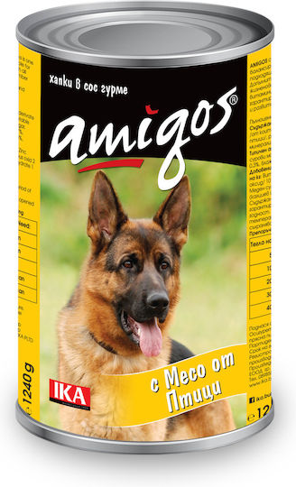 Amigos Птиче Течна Храна За Възрастни Кучета Може Да Птици 1240 Г