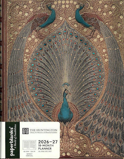 Weekly Academic Diary Hardcover B5 18 Months 2026-2027 Paperblanks Sangorski & Sutcliffe