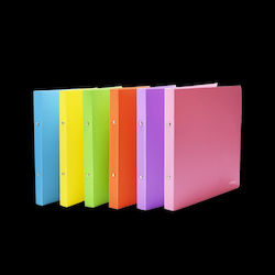 Metron Dosar 2 Inele Plastic 19x26x2cm Fun Asortate 6 Bucăți Metron Dosar 2 Inele Plastic 19x26x2cm Fun Asortate 6 Bucăți