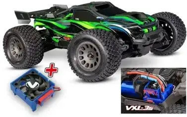 Traxxas 4x4 Mașină Teleghidată Monster Truck Verde