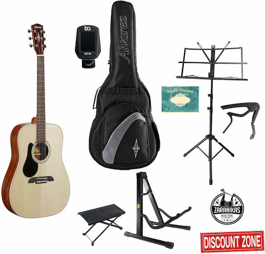 Alvarez Regent Rd26l Dreadnought Αριστερόχειρη Ακουστική Κιθάρα Natural Πακέτο Premium
