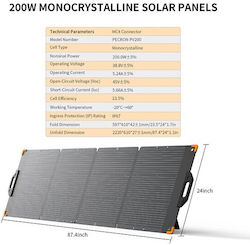Pecron Pv200 200w Φορητό Αναδιπλούμενο Ηλιακό Πάνελ Ip67 Mc4 Power Stations Pecron Pv200 200w Φορητό Αναδιπλούμενο Ηλιακό Πάνελ Ip67 Mc4 Power Stations
