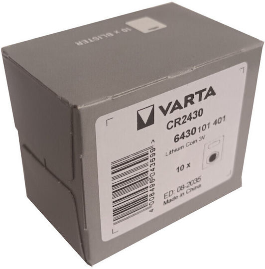 Varta Baterii Litiu pentru Ceasuri CR2430 3V 10 bucăți