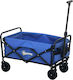 Foldable Metallic Garden Cart 62l 76x48x86cm