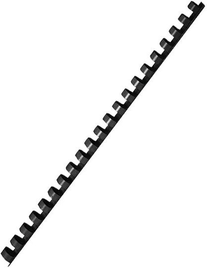 Metron Plastic Spiral Bookbinding 18mm Black 100 Pieces
