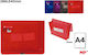 Plastic File Folder Mp Rubber Band Expanding Up To 500 Sheets Capacity Pc155 Random Color Selection