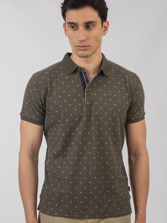 Double Polo Blouse Khaki